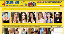 Desktop Screenshot of 4celeb.net